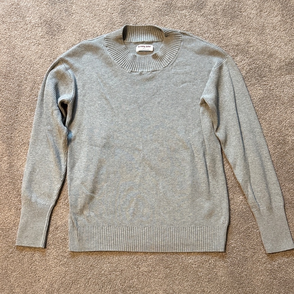 Tommy John Women's Gray Crewneck Sweater